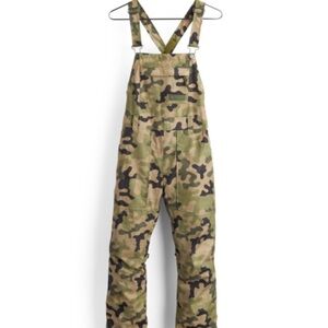 Burton Women's Avalon Bib Pant - Martini Olive Terra Camo